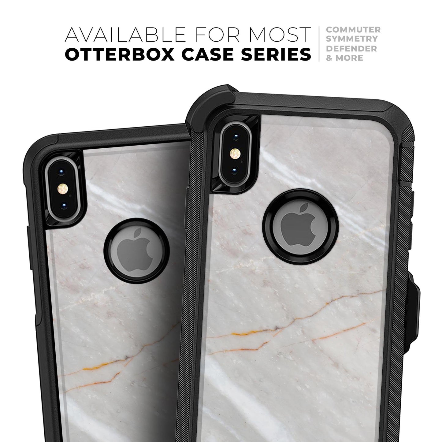 Slate Marble Surface V8 - Skin Kit for the iPhone OtterBox Cases