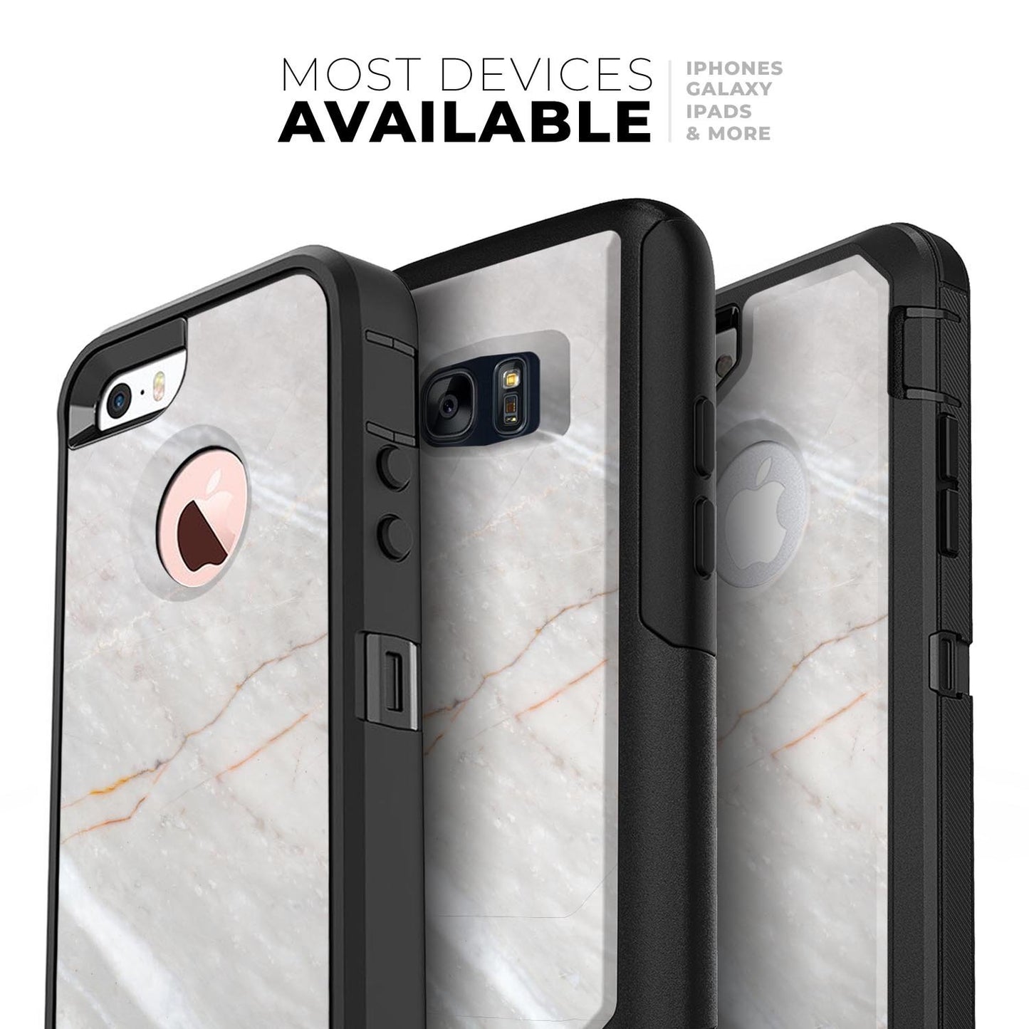 Slate Marble Surface V8 - Skin Kit for the iPhone OtterBox Cases