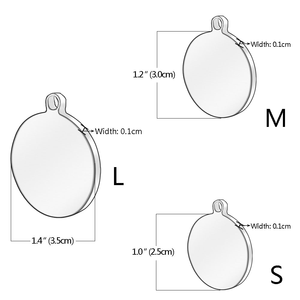 Dog ID Tag Personalized Dog Accessories Stainless
